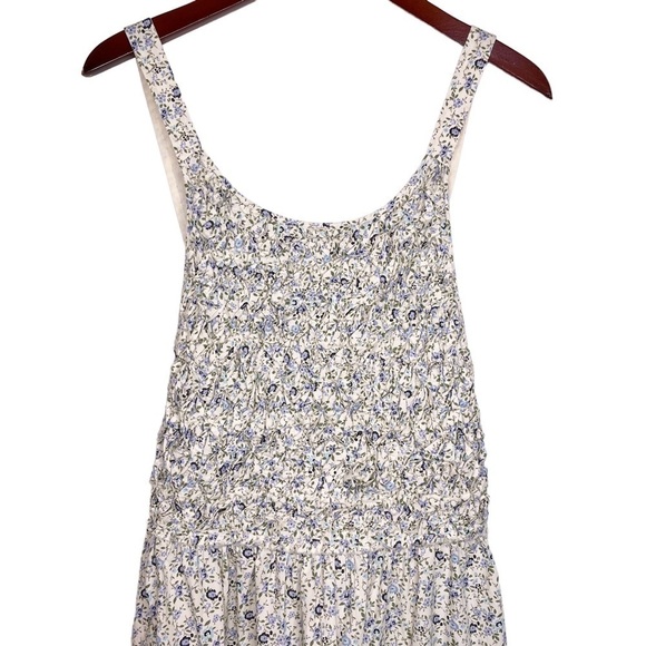 FREE PEOPLE NWT Petunia Smocked Floral  Mini Dress Size Small in Tea Combo - Picture 6 of 16